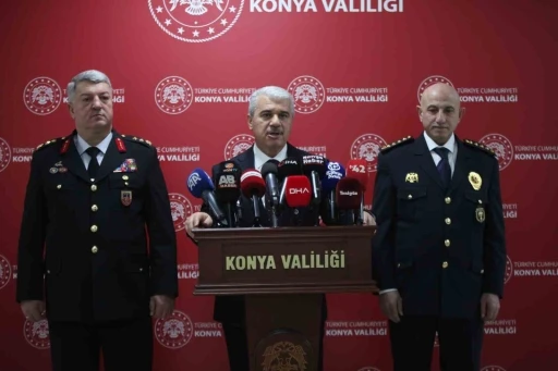 Konya Valisi Akın, 2025 yılındaki g&uuml;venlik ve asayiş olaylarını değerlendirdi
