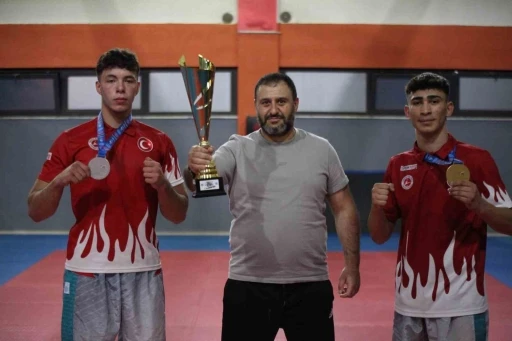 Konyalı şampiyon kick boksçuların hedefi dünya şampiyonluğu
