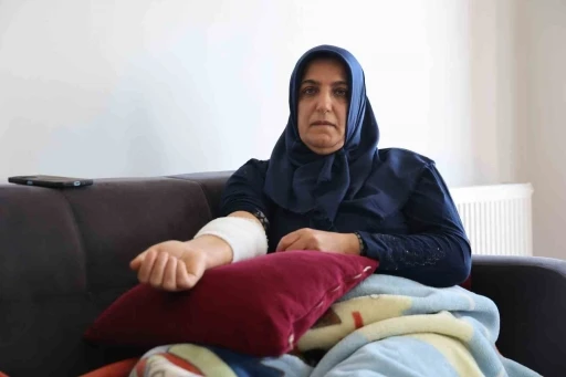 K&ouml;pek saldırısına uğrayıp yaralanan kadın o anları anlattı
