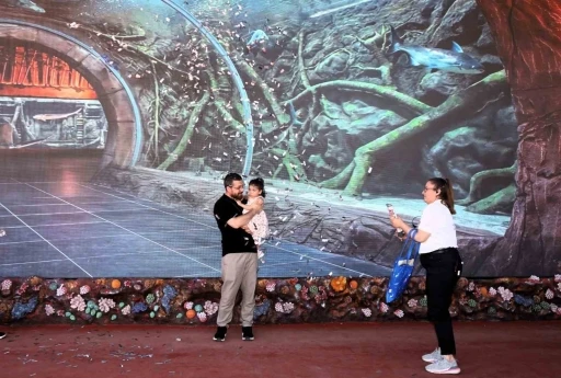 K&ouml;rfez Aqua Akvaryumu&rsquo;nda 41 bininci ziyaret&ccedil;i s&uuml;rprizi
