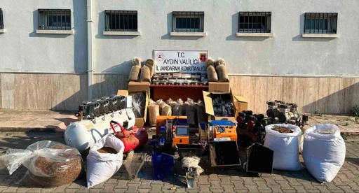 K&ouml;şk&rsquo;te ka&ccedil;ak sigara imalathanesine operasyon: 350 kilo t&uuml;t&uuml;n ele ge&ccedil;irildi
