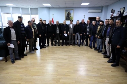 K&ouml;y muhtarları Başkan Durgut&rsquo;a taleplerini iletti
