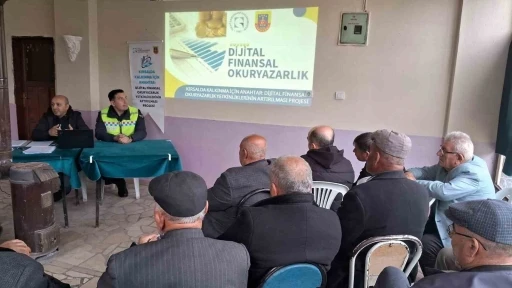 Köylerde dijital dolandırıcılığa karşı seferberlik
