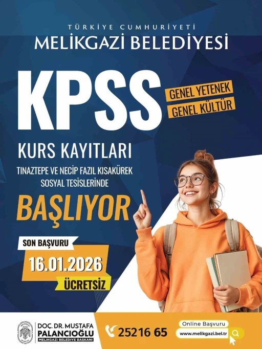 KPSS&rsquo;ye hazırlık kursu başlıyor
