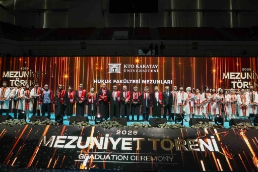 KTO Karatay Üniversitesi’nde mezuniyet coşkusu
