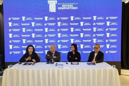 K&uuml;&ccedil;&uuml;k&ccedil;ekmece&rsquo;de bir ilk: Heykel Sempozyumu başladı
