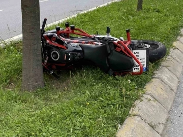 Küçükçekmece’de korkunç kaza, ağaca çarpan motosiklet sürücüsü feci şekilde can verdi
