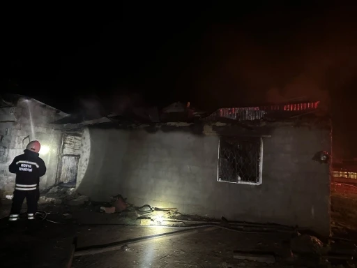 Kulu’da ağıl yangını
