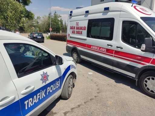 Kulu’da elektrikli bisiklet ile otomobil çarpıştı: 1 yaralı

