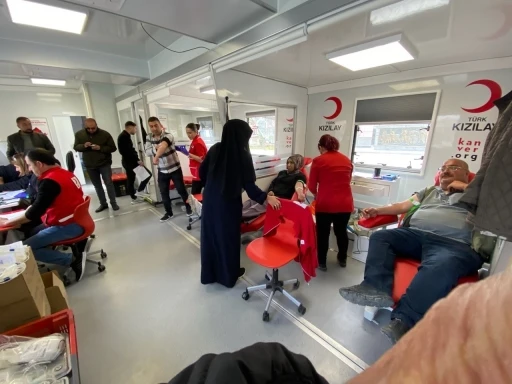 Kulu’da Kızılay kan alımına başladı
