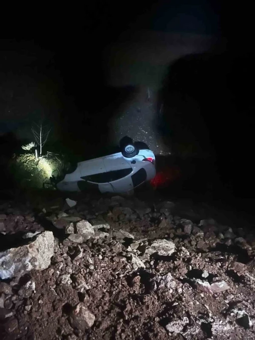Kurtalan&rsquo;da otomobil takla attı: 1 yaralı

