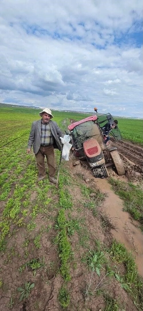Kurtalan&rsquo;da yağışlar tarım faaliyetlerini olumsuz etkiledi
