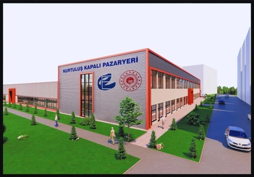 Kurtuluş Mahallesi’ne modern kapalı pazar yeri geliyor
