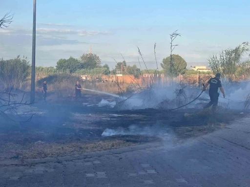Kuru otlar tutuştu, alevler ağıla sı&ccedil;radı
