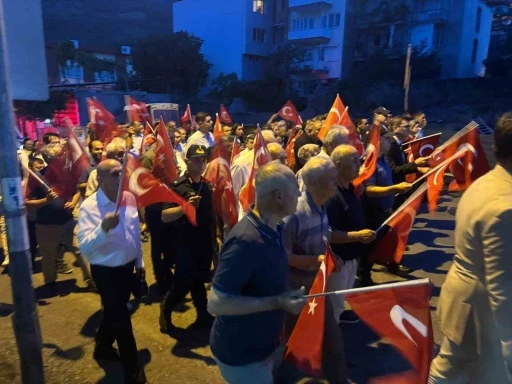 Kuşadası, Didim ve Bozdoğan&rsquo;da 15 Temmuz unutulmadı
