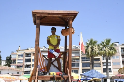 Kuşadası sahillerinde g&uuml;venlik &ouml;n planda
