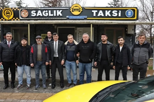 Kütahya Belediye Başkanı Kahveci, taksici esnafıyla bir araya geldi
