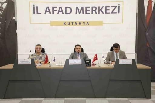 K&uuml;tahya&rsquo;da afet hazırlıkları masaya yatırıldı
