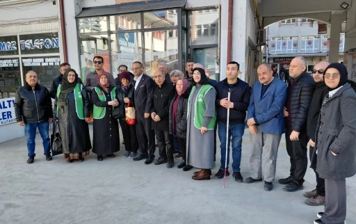 K&uuml;tahya&rsquo;da g&ouml;rme engellilere konuşan saat desteği
