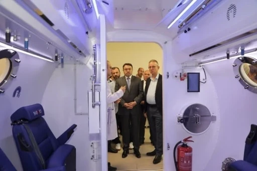 K&uuml;tahya&rsquo;da hiperbarik oksijen tedavisi d&ouml;nemi başladı
