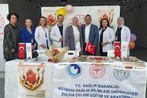 Kütahya’da organ bağışı farkındalık standı
