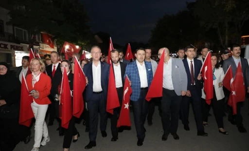 Kütahya’da &quot;15 Temmuz Demokrasi ve Milli Birlik Günü&quot; yürüyüşü
