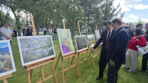 K&uuml;tahya&rsquo;da "Kadının G&ouml;z&uuml;yle Doğanın Dili" sergisi a&ccedil;ıldı
