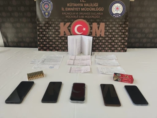 Kütahya’da tefecilik operasyonu, 6 şüpheli yakalandı
