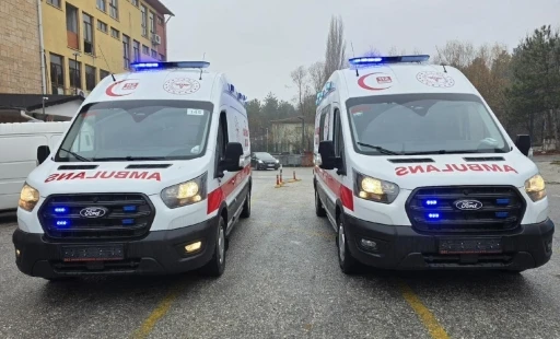 K&uuml;tahya&rsquo;ya 2 yeni 112 Acil Sağlık Ambulansı tahsis edildi

