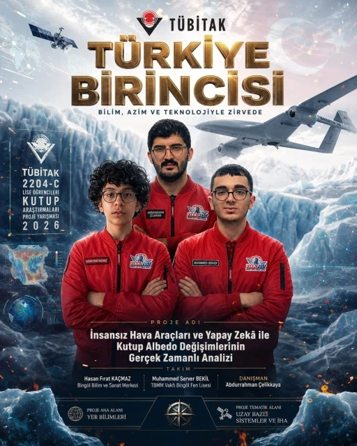 Kutup araştırmaları yarışmasında T&uuml;rkiye birinciliği Bing&ouml;l&rsquo;&uuml;n oldu
