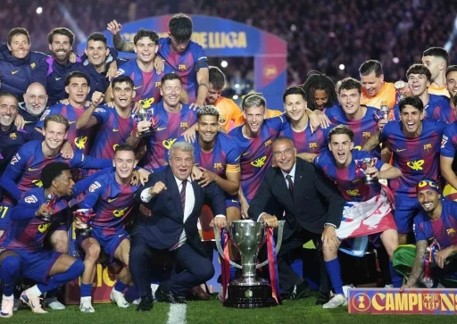 La Liga&rsquo;da şampiyon Barcelona
