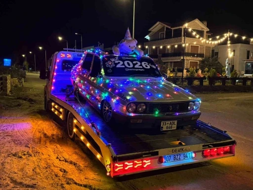 LED ışıklarla s&uuml;slenen Toros dikkat &ccedil;ekti
