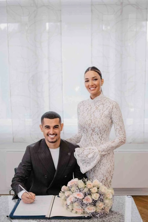 Levent Mercan dünya evine girdi
