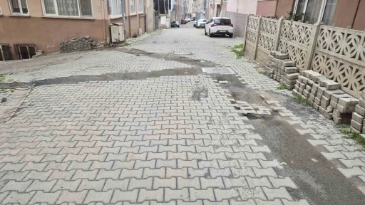 Leylak Sokak&rsquo;ta yolların bakımsızlığına tepki
