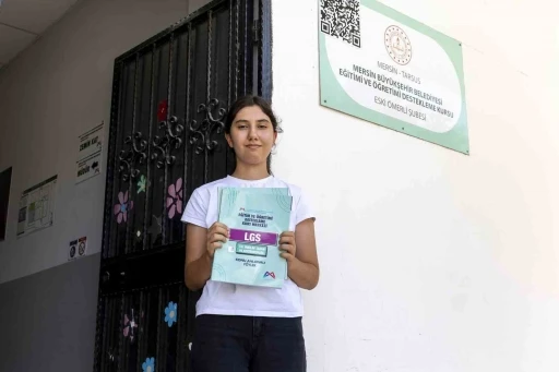 LGS&rsquo;de Tarsus birincisi Mersin B&uuml;y&uuml;kşehir Belediyesi kurs merkezinden
