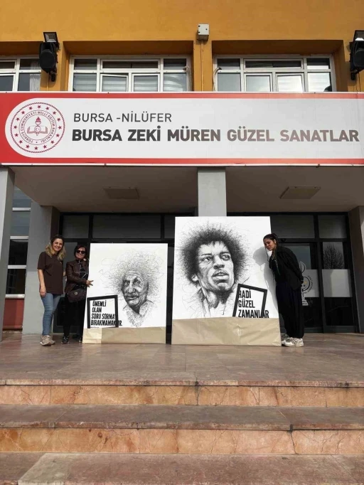 Lise &ouml;ğrencileri mezun olmadan eserlerini sergileyecek
