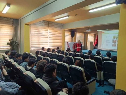 Lise öğrencilerine bilgilendirme semineri
