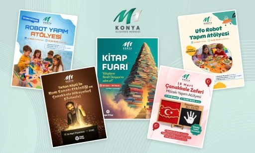 M1 Konya AVM&rsquo;den Mart ayında bilim, sanat ve edebiyat etkinlikleri
