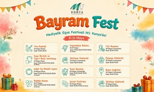 M1 Konya&rsquo;da "Bayram Fest" başladı
