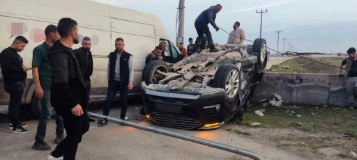 Makam aracıyla kaza yapan belediye başkanı ağır yaralandı
