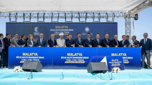 Malatya Bölge Adliye Mahkemesi’nin temeli Bakan Tunç’un katılımı ile atıldı
