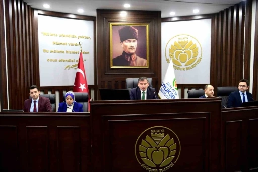 Malatya B&uuml;y&uuml;kşehir Belediye Meclisi Şubat ayı toplantısı yapıldı
