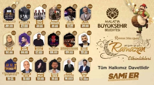 Malatya B&uuml;y&uuml;kşehir Belediyesi Ramazan maneviyatını şehre taşıyor

