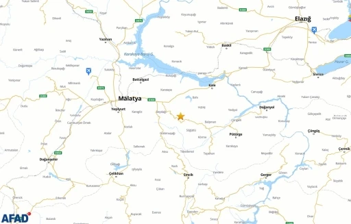 Malatya&rsquo;da 5.6 b&uuml;y&uuml;kl&uuml;ğ&uuml;nde deprem
