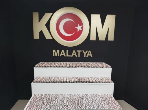 Malatya’da 8 binin üzerinde sentetik hap ele geçirildi
