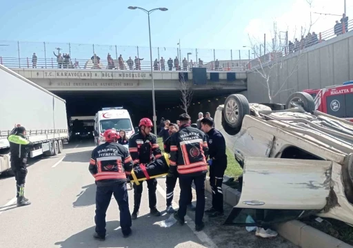 Malatya&rsquo;da altge&ccedil;itte kaza: 2 yaralı
