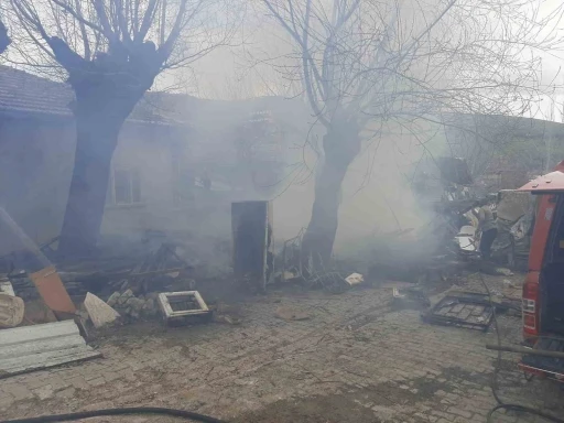 Malatya’da bahçe yangını
