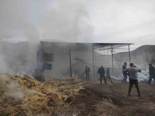 Malatya&rsquo;da besi &ccedil;iftliğinde yangın
