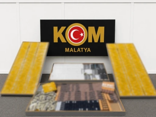 Malatya&rsquo;da g&uuml;mr&uuml;k ka&ccedil;ağı sigara ele ge&ccedil;irildi
