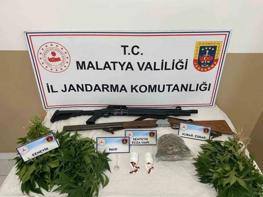 Malatya’da jandarmadan uyuşturucu operasyonu: 6 gözaltı
